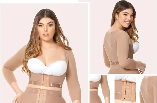 Vista 5 de Melibelt 5024 - Moldeador postquirúrgico de compresión superior del brazo, corrector de postura para mujer