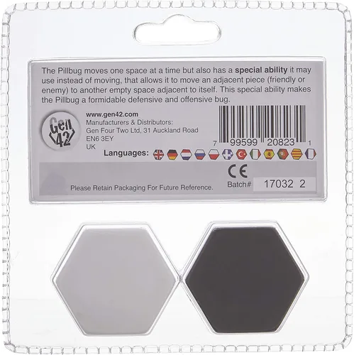 Vista 2 de Hive: Juego de mesa de expansión de carbono Pillbug (TCI016)