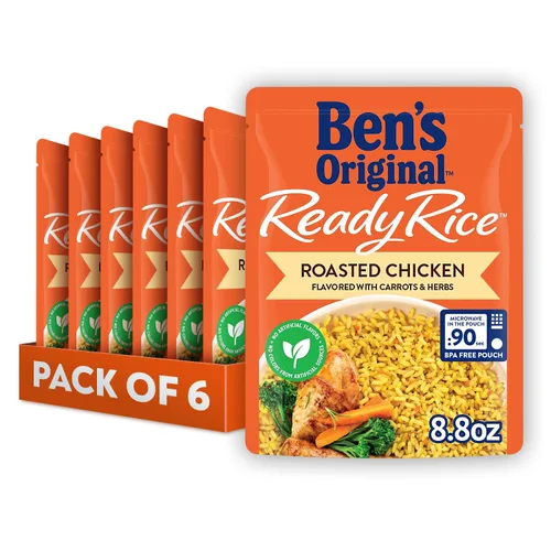 Vista 17 de BEN'S ORIGINAL Ready Rice - Paquete variado de arroz con sabor a pollo asado y estilo español, fácil cena acompañamiento, bolsa de 8.8 onzas