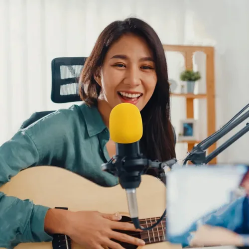 Vista 5 de 20 fundas de micrófono coloridas fundas de espuma para parabrisas de micrófono, filtro de espuma micro reutilizable para la mayoría de micrófonos