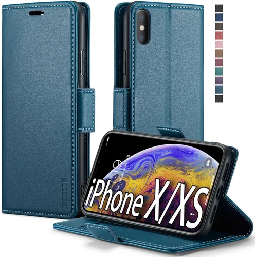 Vista 11 de japezop Funda tipo cartera para iPhone 7 Plus/8 Plus para mujer con bloqueo RFID, soporte para tarjetas de crédito, funda de cuero con tapa