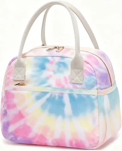 Vista 18 de CAMTOP Lonchera para mujer, bolsa de almuerzo aislada, lonchera con hielera térmica, a prueba de fugas, con diseño acolchado, bolsa de almuerzo