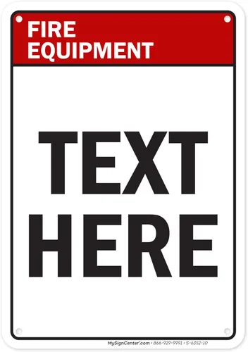 Vista 82 de Letrero de precaución personalizado, letrero ANSI, compatible con Osha, 7 x 10 pulgadas, libre de óxido, aluminio 040, resistente a la decoloración