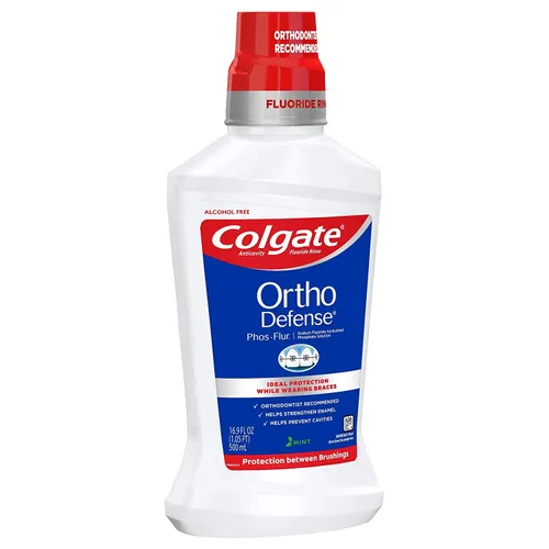 Vista 3 de Phos Flur - Enjuague anticaries con flúor, menta fresca, botella de 16.9 onzas (paquete de 2)