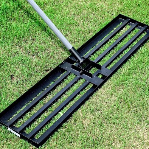 Vista 10 de Walensee Rastrillo Nivelador de Césped, Herramienta Levelawn de 7 Pies 30"x10", Herramienta de Nivel de Césped Resistente que Ahorra Esfuerzo