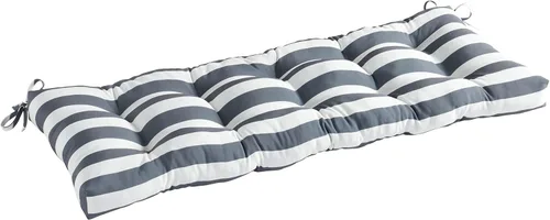 Vista 39 de Greendale Home Fashions Cojín de banco para exteriores de 51 pulgadas, Adobe Stripe