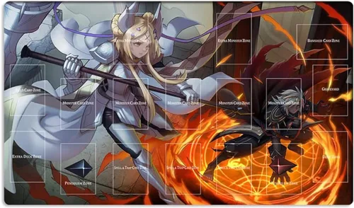 Vista 7 de Nuevo Tapete Dark Magician Girl para Campo de Batalla de Duelo TCG CCG + Bolsa Gratis (ZD014-100-A)