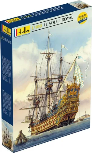 Kit de construcción de modelo de barco real Heller Soleil