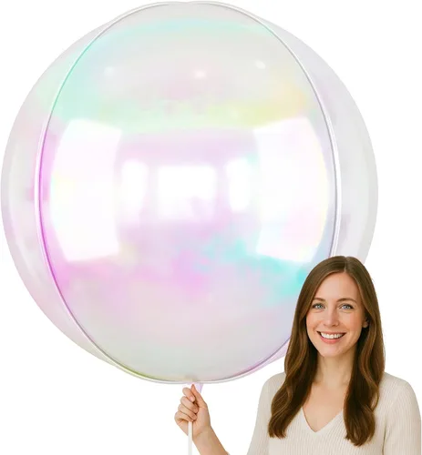 Vista 48 de 12 globos redondos de aluminio blanco crema, globos de 22 pulgadas y 10 pulgadas 4D de Mylar marfil de helio 4D, color beige, blanco arena