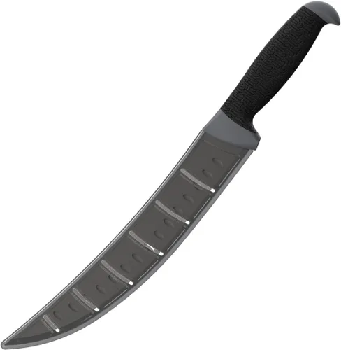 Vista 4 de Kershaw Cuchillo curvo para filetear pescado, hoja de acero inoxidable de alto rendimiento de 9 pulgadas, mango de nailon relleno de vidrio, incluye