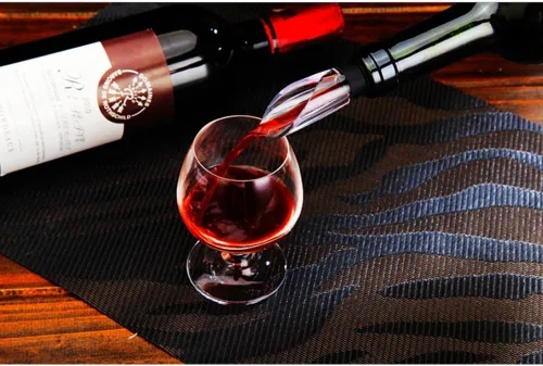 Vista 2 de Wine Chiller Ice Red Wine Bottle Stainless Steel Cooler Chiller Stick Container Freezer 3 in 1 with Aerator and Pourer Wine Accessory (1)