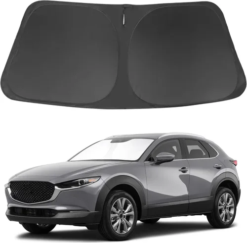 Vista 105 de Parasol para parabrisas de ajuste personalizado para BMW X1 F48 2016-2022, accesorios plegable, bloqueador solar protege el automóvil de los rayos