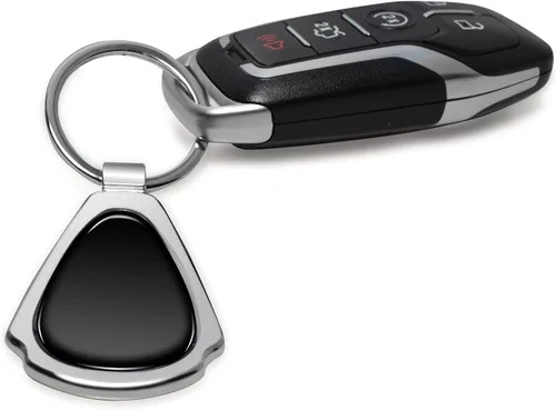 Vista 4 de for Cadillac Logo Black Dome Metal Teardrop Key Chain