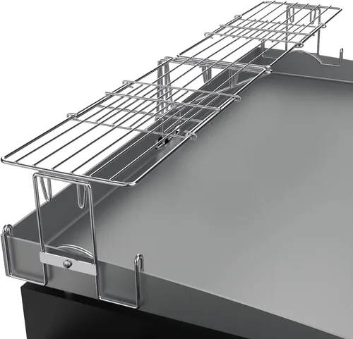 Rejilla de calentamiento ajustable para parrillas Blackstone de 17 pulgadas, 22 pulgadas, 28 pulgadas, 36 pulgadas, estante de cocina extendido