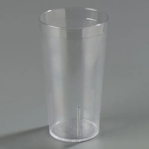 Vista 7 de Vasos de plástico Carlisle, apilables, resistentes a la rotura, sin BPA, 6 unidades, 12 onza, Transparente