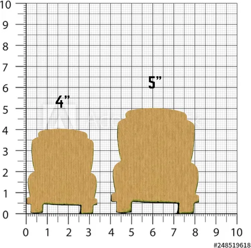 Vista 5 de Sweet Prints Inc Set of 2 School Bus Front Cookie Cutter - Dishwasher Safe (X-Small - 2")
