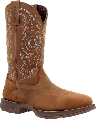 Vista 5 de Durango Rebel Work Botas occidentales impermeables con punta de acero Marrón