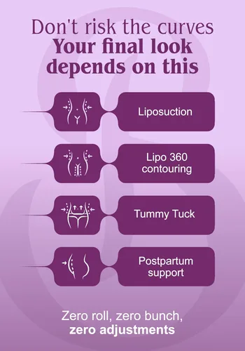 Vista 4 de Snatched Body Espuma envolvente de liposucción 360 Tablas para recuperación de abdominoplastia Lipo Tabla Abdomen