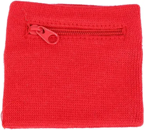 Vista 5 de Pulsera deportiva, cartera de entrenamiento con cremallera, bolsa de muñeca para gimnasio, transpirable, con bolsillo, banda para el sudor