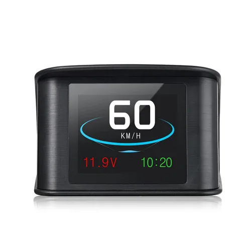 Vista 2 de Pantalla frontal inteligente, pantalla universal GPS de 2.2 pulgadas con pantalla de velocidad, altitud, voltaje, reloj y más alarma