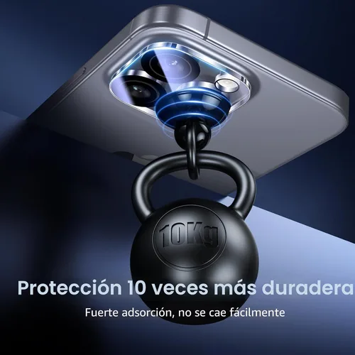 Vista 2 de UniqueMe Protector de lente de cámara para iPhone 16 Pro/iPhone 16 Pro Max - [Protección contra caídas] [compatible con fundas] Pantalla de cubierta