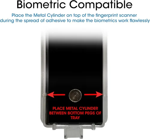 Vista 5 de amFilm Protector de pantalla ultra vidrio para Samsung Galaxy Note 10 Plus, aplicación de gel UV, compatible con escáner de huellas dactilares