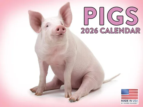 Vista 14 de Calendario alpaca 2026, calendario mensual de pared de 12 meses Hecho en Estados Unidos.