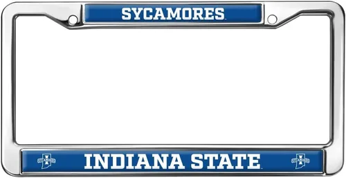 Vista 171 de Texas A&M University - Texarkana Mascot - Marco de metal estándar para placa de matrícula de tamaño completo