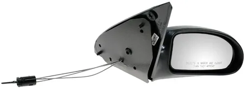 Vista 215 de TRQ Cubierta cromada del espejo manual del lado del pasajero, acabado liso para Volvo VNL 2004-2014