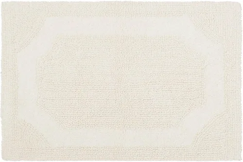 Vista 15 de Laura Ashley - Tapete de baño reversible de algodón, decoración de baño de alta calidad, lavable a máquina, altamente absorbente, juego de 2 piezas