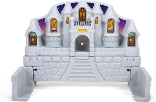 Vista 8 de Simplay3 Imagination - Cabecera de castillo de plástico tamaño individual para niños pequeños, niños y niñas con área de almacenamiento de juguetes