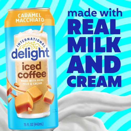 Vista 6 de International Delight Café helado, caramelo macchiato, 15 onzas líquidas (paquete de 12)