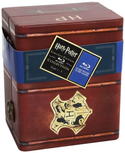Harry Potter Years 1-5 Limited Edition Gift Set (Sorcerers Stone Chamber of Secrets Prisoner of Azkaban Goblet of Fire Order of the Phoenix)