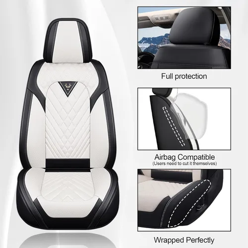 Vista 3 de para Lexus es juego completo de fundas para asientos de coche, 2002-2024, cojín de asiento de coche premium, protectores de asiento impermeables