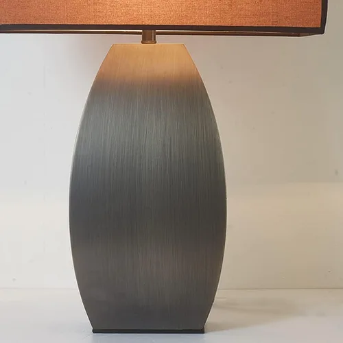 Vista 3 de Bedside Table Lamp Simple Metal Bedside Lamp Modern Bedroom Bedside Lamp Stylish Home Living Room Study Room Decorative Table Lamp Bedside Lamps