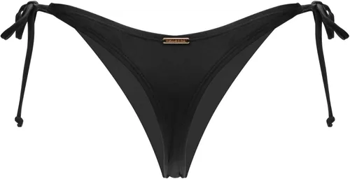 Vista 4 de Relleciga - Tanga de baño tipo bikini para mujer con amarres laterales