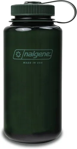 Vista 26 de Nalgene Sustain - Botella de agua de Tritan sin bisfenol A hecha con un 50 % de material derivado de restos de plástico, 32 fl oz, boca ancha
