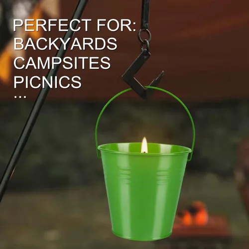 Vista 9 de Citronella Candles - Juego de 4 velas de cera de soja multicolor de 12 onzas, combustión limpia, sin humo para decoración de patio, jardín, balcón
