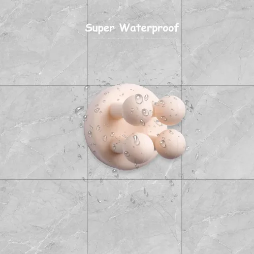 Vista 5 de 6 soportes para cepillos de dientes autoadhesivos impermeables de silicona, multifunción, montado en la pared, soporte para enchufe de un solo