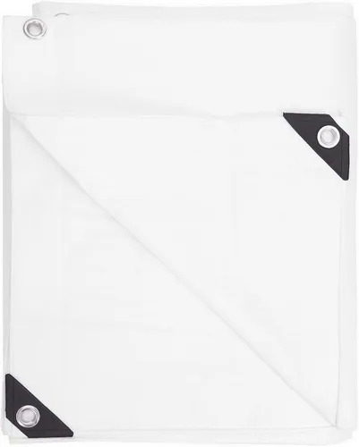 Vista 6 de Kotap TGS-0608 - Lona de polietileno reversible de 8 mil con protección UV, 6 pies X 8 pies, verde-plata