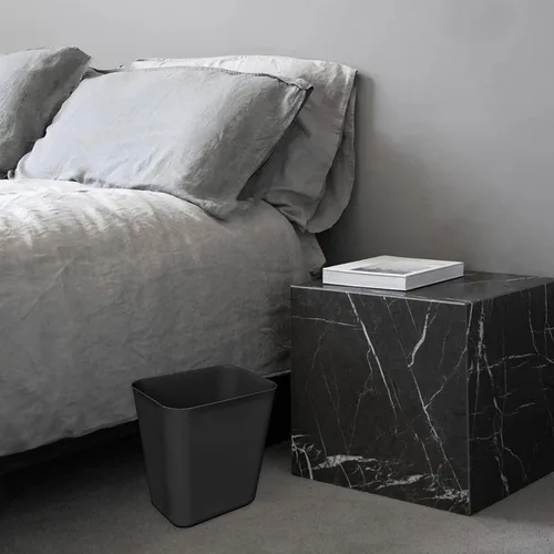 Vista 4 de Nipogear - Basurero eficiente de 3.5 galones, se adapta debajo del escritorio, cocina, hogar, oficina (negro, 3.5 galones)