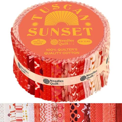 Vista 15 de Jelly Roll - 40 tiras de 2.5 x 44 pulgadas Paquetes de tiras de algodón – Tela acolchada perfecta para coser, proyectos de edredón precortados