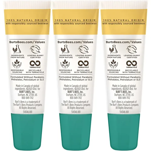 Vista 7 de Burt's Bees Overnight Lip Sleeping Mask and Rescue Lip Relief Lip Balm Pack (3 unidades)