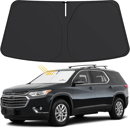 Vista 11 de Parabrisas de coche con protector solar - Motomate personalizado para GMC Sierra 1500 2500 3500, 2023 2022 2021 2020 2019