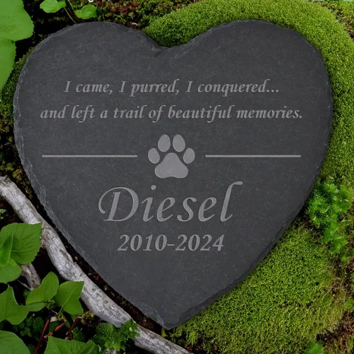 Vista 26 de Regalos conmemorativos para perros por pérdida de perro, piedras conmemorativas personalizadas para perros, regalos de pérdida de mascotas, regalo