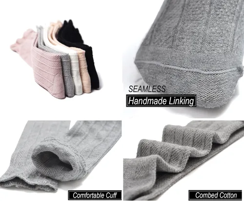 Vista 5 de EPEIUS Calcetines altos hasta la rodilla para bebés y niños pequeños (paquete de 35)