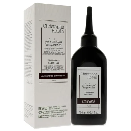 Vista 3 de Christophe Robin Gel de color temporal, castaño oscuro, 3.4 onzas líquidas