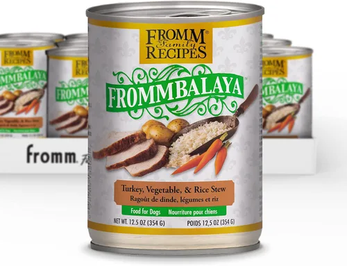 Vista 14 de Fromm Frommbalaya - Comida para perros con estofado de carne, verduras y arroz, comida húmeda prémium para perros, receta de carne de res, caja