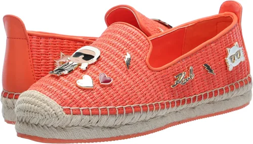 Vista 7 de Karl Lagerfeld Sandalias Michaela sin cordones para mujer Albaricoque