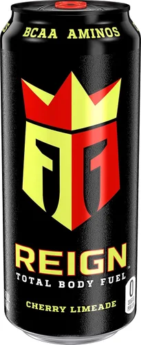 Vista 3 de Reign Total Body Fuel, Cherry Limeade, bebida para fitness y rendimiento, 16 onzas líquidas (paquete de 12)